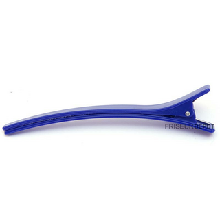 Haarclip blau Kunststoff 10cm - 12 Stück