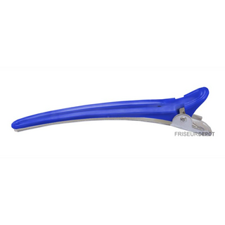 Efalock Combi-Haarclipse 9,5cm blau - 12 Stück