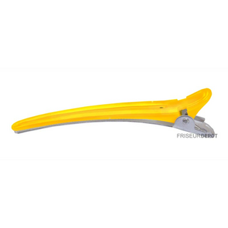 Efalock Combi-Haarclipse 9,5cm gelb - 12 Stück