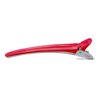 Efalock Combi-Haarclipse 9,5cm rot - 12 Stück