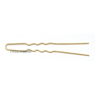 Lockennadel 5 cm/24 gold-gewellt 24 Stück