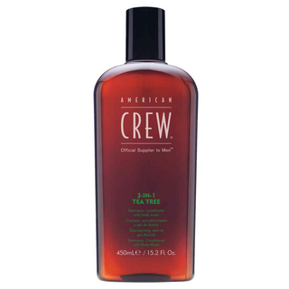 American Crew 3-in-1 Tea Tree Shampoo, Conditioner &...